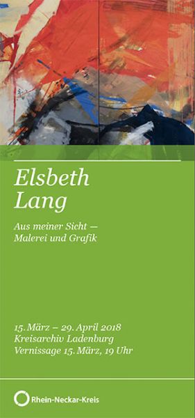 Titelseite der Einladung