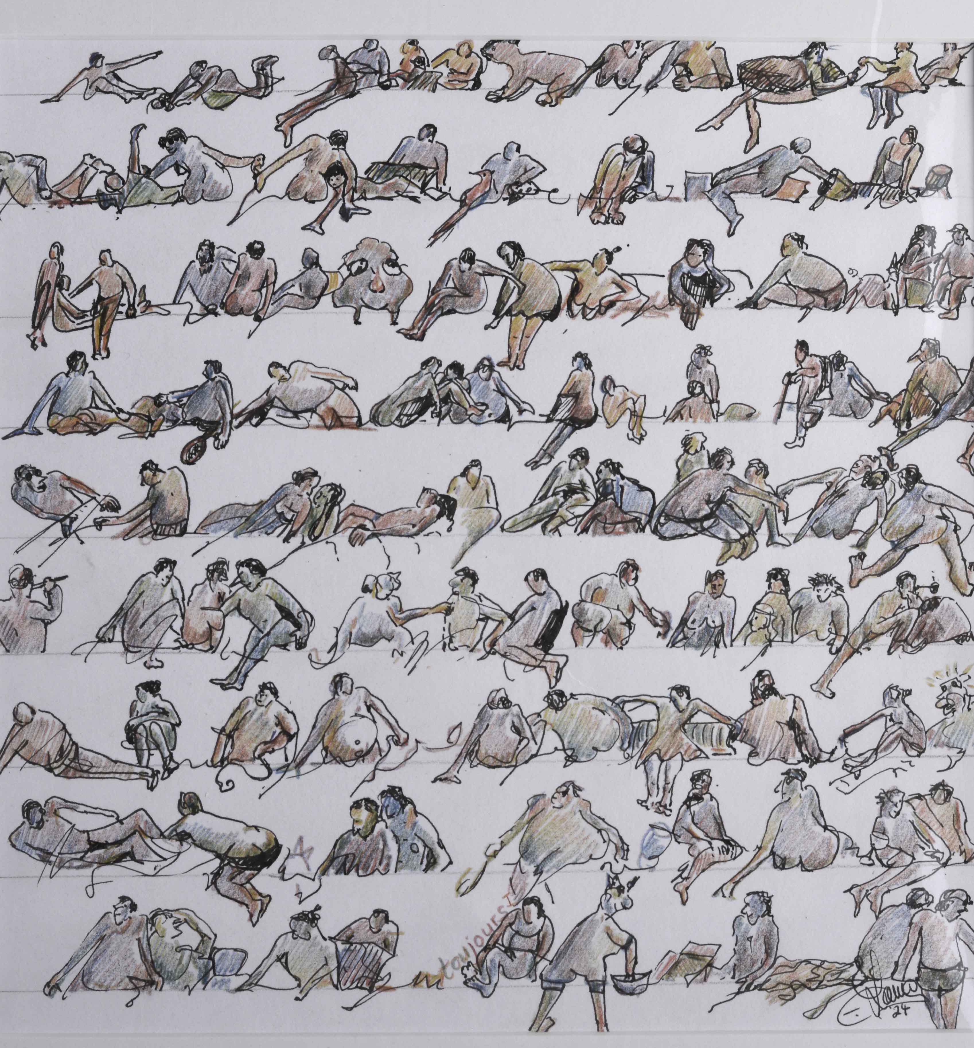 Galerie mit Aktzeichnungen von Elsbeth Lang