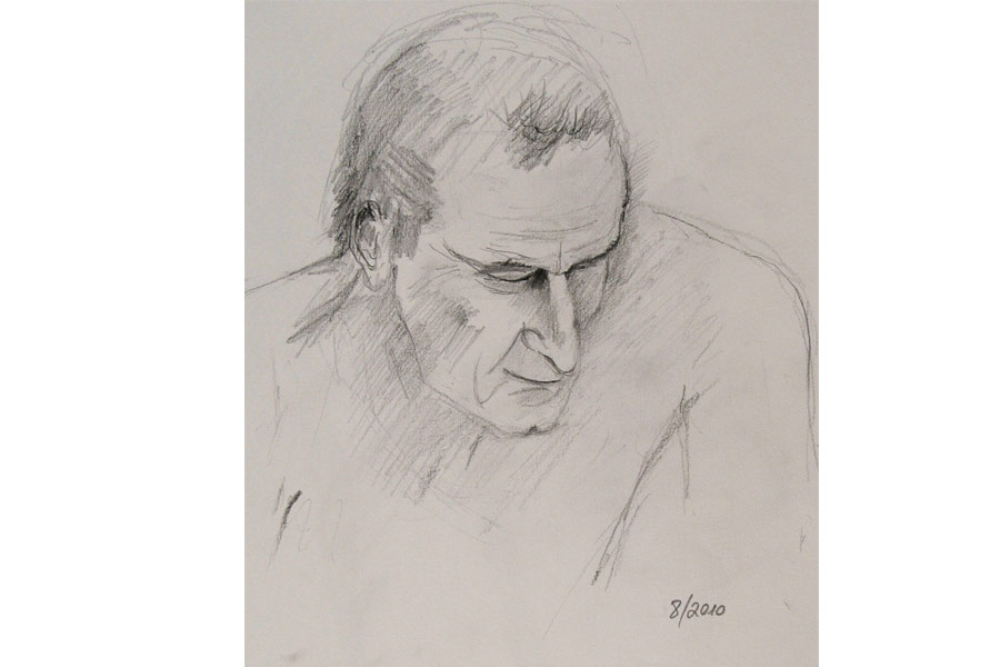 Galerie mit Portraitzeichnungen von Elsbeth Lang